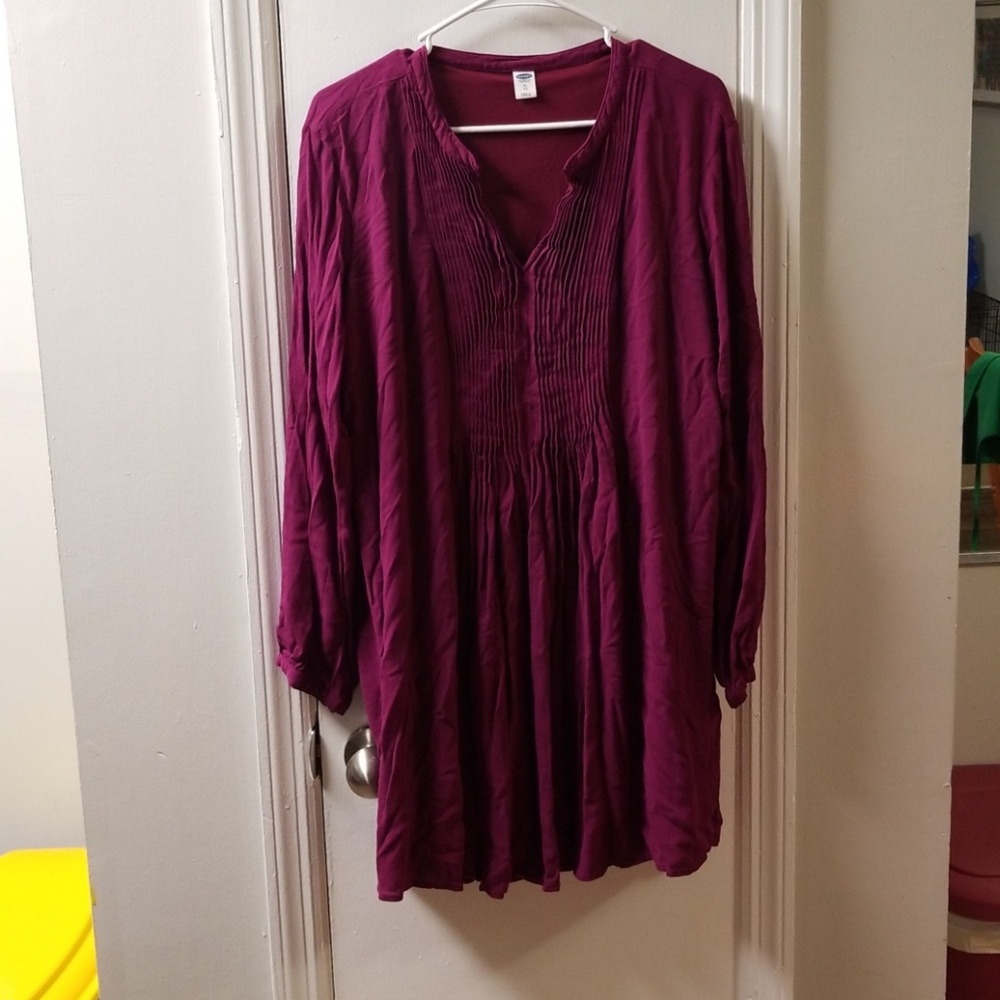 Old Navy Size XL Plum Tunic/Dress